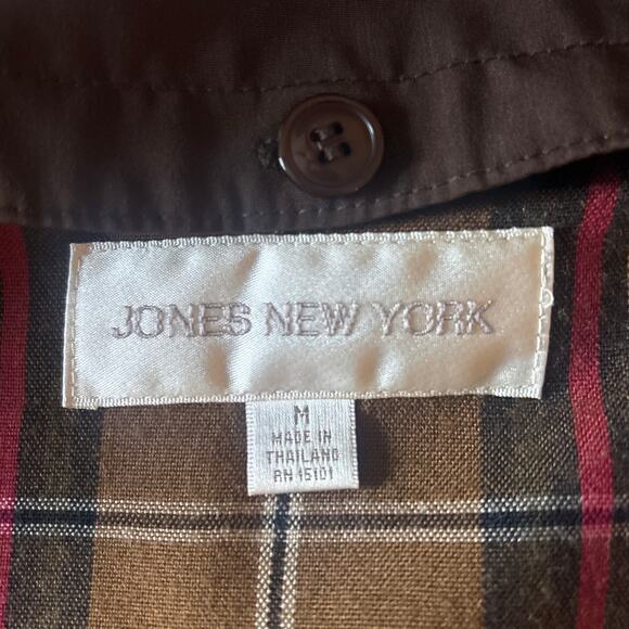 JONES NEW YORK 90's Vintage Mid Length Duffle or Toggle Coat-Size M - Picture 5 of 7